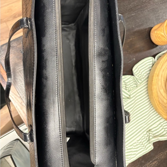 BEIS Large Work Tote in Black Croc - Picture 6 of 8